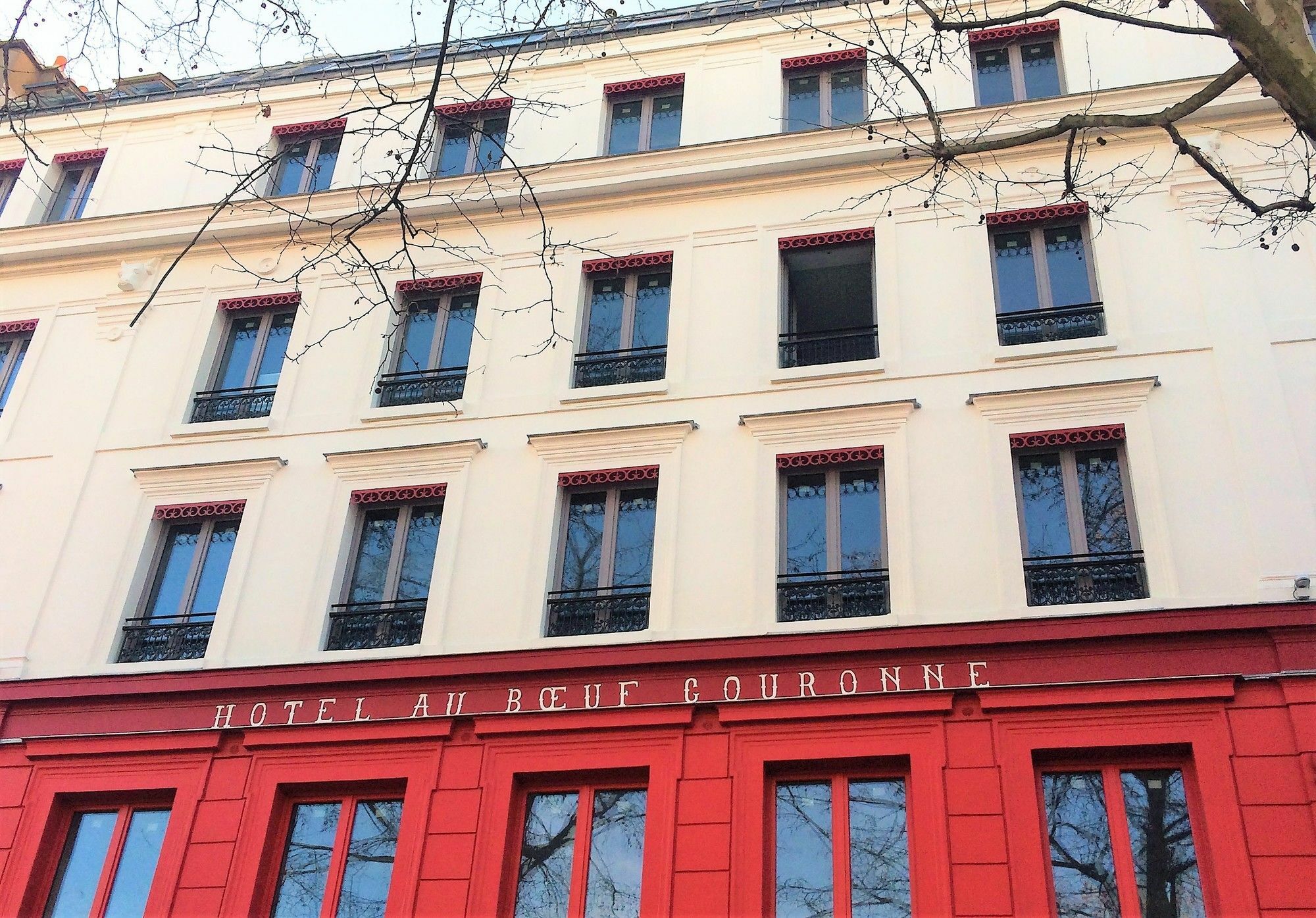 Hotel Restaurant Au Boeuf Couronne Paris Exterior photo